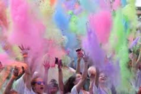 Colour Run action shot